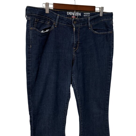 Denizen from Levi’s Modern Bootcut Jeans | Dark Wash | Midrise | Size 18M - Picture 2 of 6